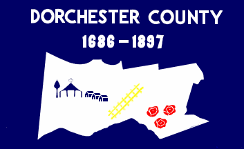 [Former flag of Dorchester County, South Carolina]