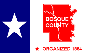 [Flag of Bosque County, Texas]