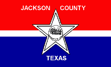 [Flag of Jackson County, Texas]