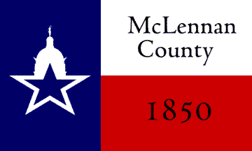 [Flag of McLennan County, Texas]