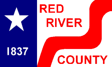 [Flag of Red River County, Texas]