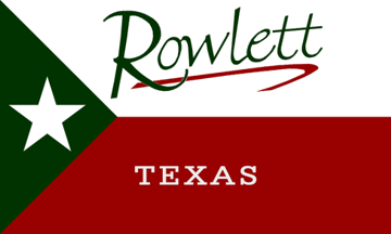 [Flag of Rowlett, Texas]