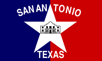 [Earlier version of the flag of San Antonio, Texas]