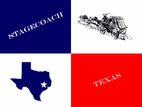 [Flag of Stagecoach, Texas]
