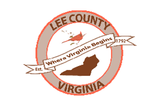 [Flag of Lee County, Virginia]