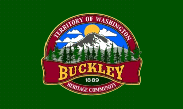 [Flag of Buckley, Washington]