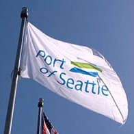 [Flag of Port of Seattle, Washington]