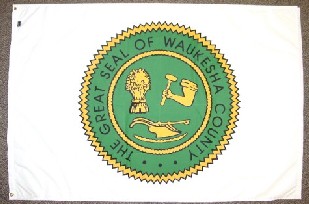 [Waukesha County, Wisconsin flag]