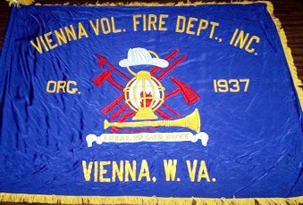 [Flag of Vienna fire department, West Virginia]
