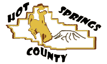 [Flag of Hot Springs County, Wyoming]