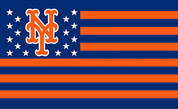 [New York Mets stars and stripes flag example]