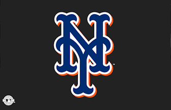 [New York Mets logo flag example]