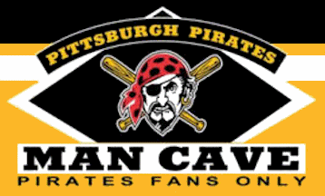[Pittsburgh Pirates Man Cave flag example]