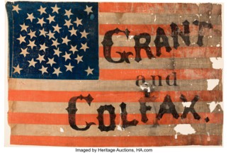 [Grant/Colfax Campaign Flag, c.1868]