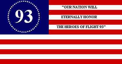 [9-11 Commemorative - Flight 93 Hero Flag]