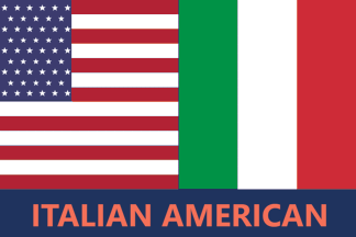 [Italian American flag]