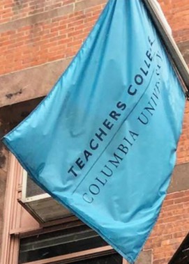 [Columbia College Teachers College flag]