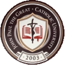 [Seal of John Paul the Great Catholic University]