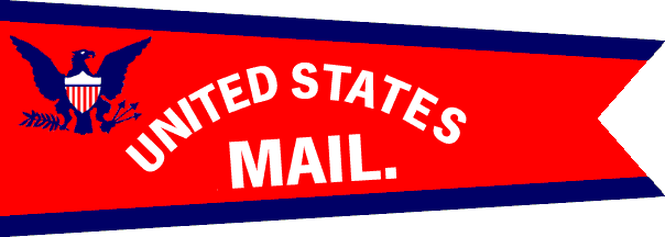 [U.S. Mail flag for ships, mid-19th to early 20th century]