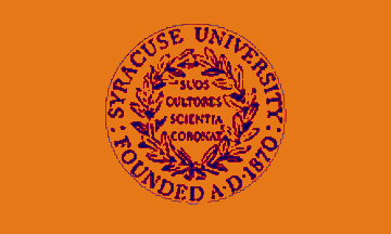 [Flag of Syracuse University, New York]