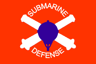 [U.S. Army submarine defense vessel flag]