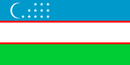 [The Flag of Uzbekistan]