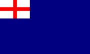 Blue ensign c1630 – 1707, England