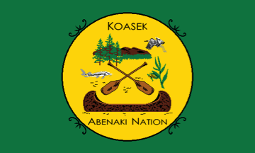 [Abenaki, Koasek Traditional Band flag]