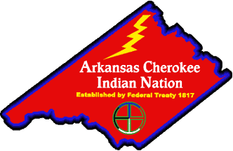 [Arkansas Cherokee Indian Nation, Arkansas flag]