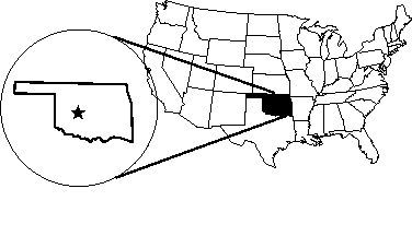 [Apache Tribe - Oklahoma map]