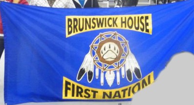 [Brunswick House First Nation, Ontario flag]