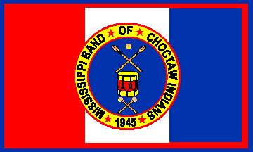 [Mississippi Band of Choctaw flag]