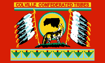 [Colville Confederated Tribes - Washington flag]