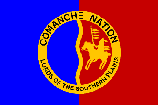 [Comanche - Oklahoma flag]