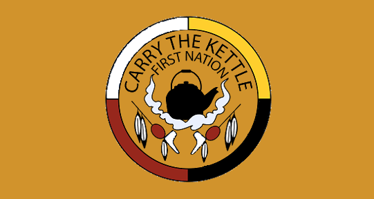 [Carry The Kettle First Nation, Saskatchewan flag]