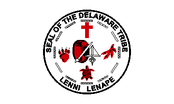 [Delaware Tribe - Oklahoma flag]