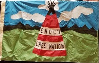 [Enoch Cree First Nation flag]