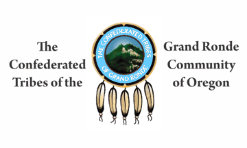 [Confederated Tribes of Grand Ronde - Oregon flag]