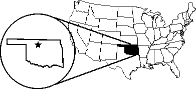 [Kaw (or Kanza) - Oklahoma map]