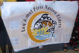 [Leqamel First Nation Elders - BC flag]
