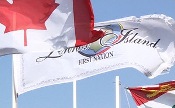 [Lennox Island First Nation, New Brunswick flag]
