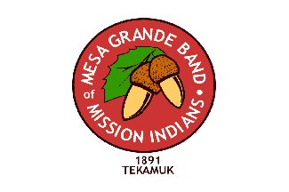 [Mesa Grande Band of Mission Indians flag]