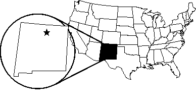 [Nambe Pueblo - New Mexico map]