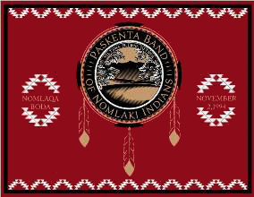 [Paskenta Band of Nomlaki Indians, California flag]
