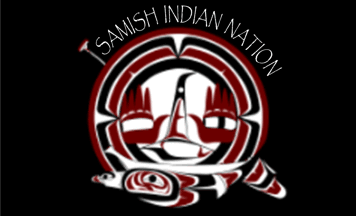 [Samish Indian Nation Logo Blanket]