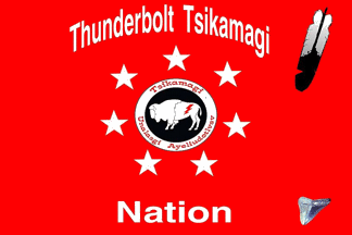 [Thunderbolt Chickamauga Indian Nation Inc. flag]