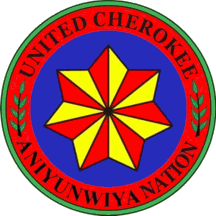 [United Cherokee Ani-Yun-Wiya Nation seal]