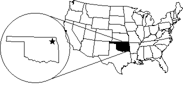 [Wyandotte - Oklahoma map]