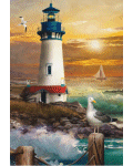 [Sunset Lighthouse Banner]