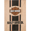 [Harley Davidson Burlap Bar/Shield Garden Flag]